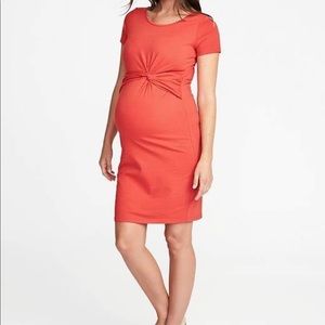 NWOT Old Navy> Twist Front Bodycon Maternity Dress